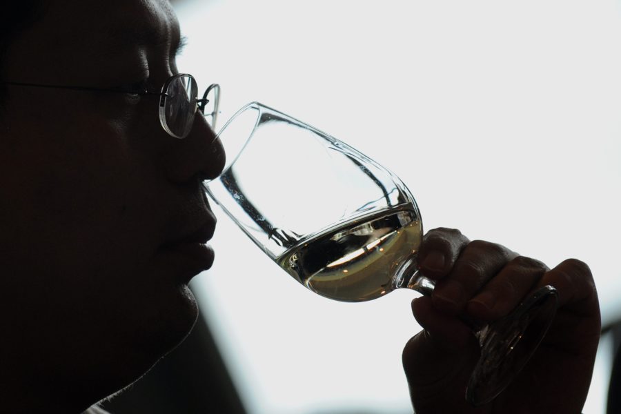 Wine drinking in China
