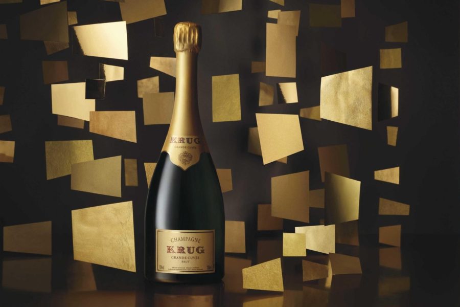 2015 Krug Champagne bottle photo vintage print ad