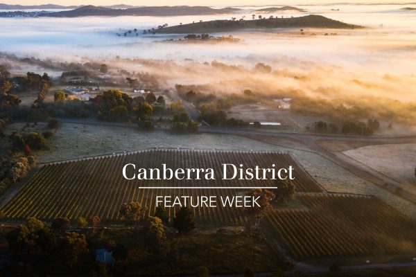 Canberra wineries district overshot.